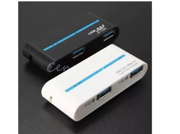 Hub Externo Usb 4 Puertos 3.0 Y 2.0 Laptop Pc Tab
