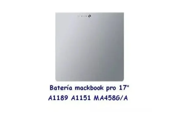 Bateria mackbook A1189 PRO 17