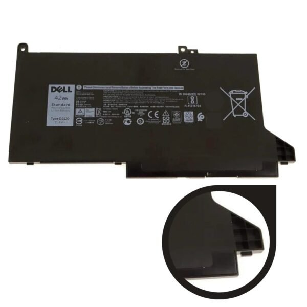 Bateria Dell Latitude 12 DJ1J0 PGFX4 7280 7290 13 7380 7390 14 7480 7490 P28S