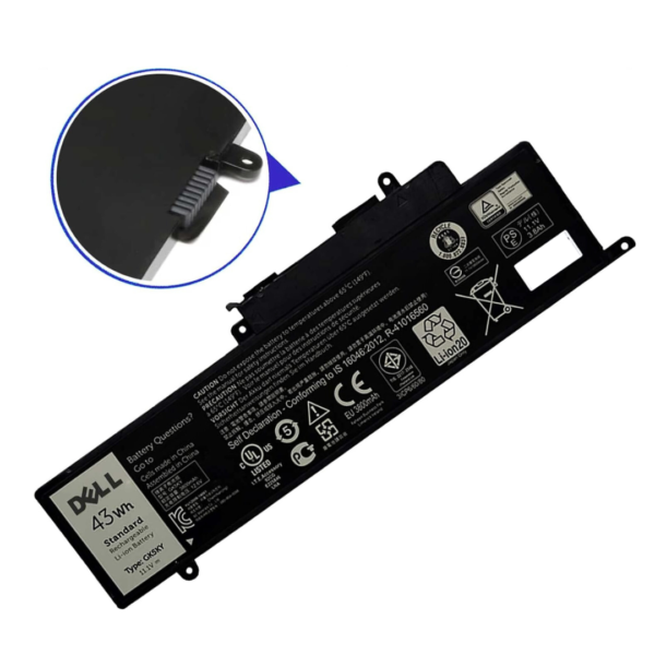 Bateria Dell Inspiron Gk5ky 11 3147 3148 13 7347 7348 7359 15 7000 7558 7568 7558 P20t 92nct
